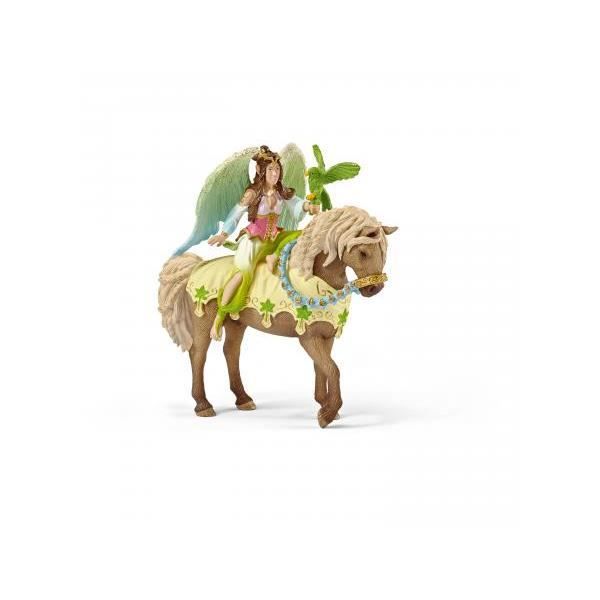 Schleich Figurine 70504 - Bayala Elf Monde des Elves - Surah en habits de cérémonie, à cheval