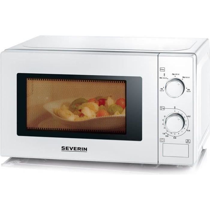 SEVERIN MW 7890 micro-ondes monofonction blanc - 20 L - 700 W - Pose libre