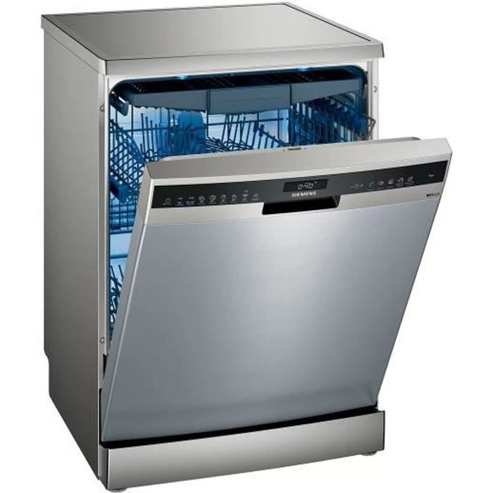 Lave-vaisselle pose libre SIEMENS - SN25ZI49CE - 60cm - 14 couverts - 42 dB - Inox
