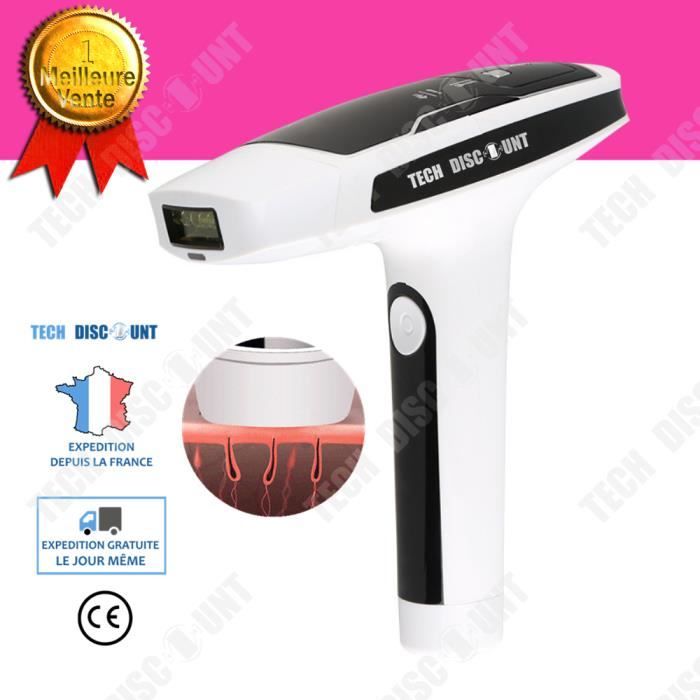 TD® epilateur electrique laser femme indolore sourcil lumiere visage sans fil appareil intime corps jambes aisselles maillot