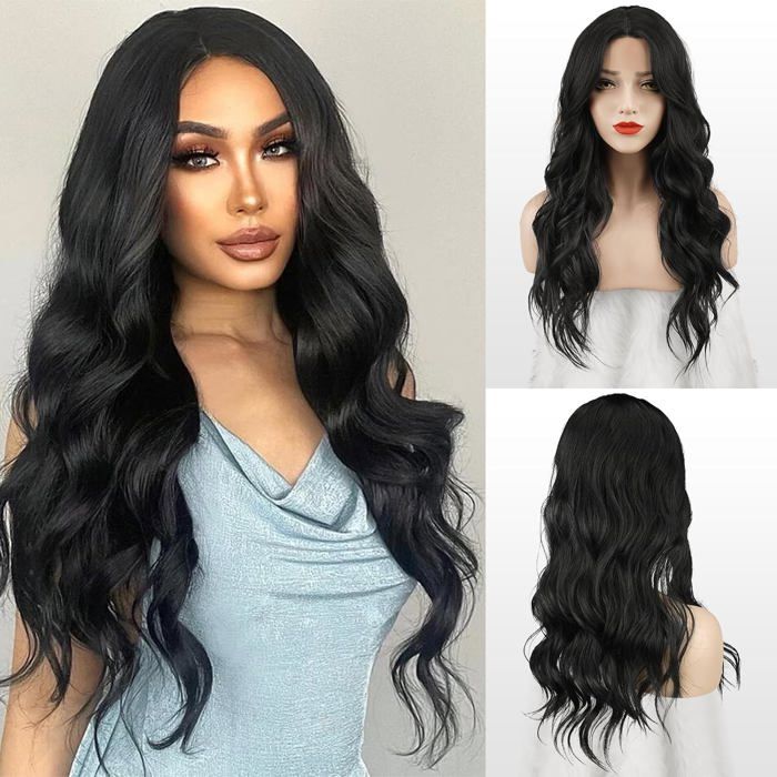 Perruque Halloween Femme, 70cm Perruque Femme, Perruque Noire Longue Set De 9 Pcs, Accessoires Halloween, Perruque Femme Naturelle Avec Bracelets, Perruque Noire Femme pour Halloween, Carnaval,Cosplay Perruque Halloween Femme, 70cm Perruque Femme, Perruque Noire Longue Set De 9 Pcs, Accessoires Halloween, Perruque Femme Naturelle Avec Bracelets, Perruque Noire Femme pour Halloween, Carnaval,Cosplay