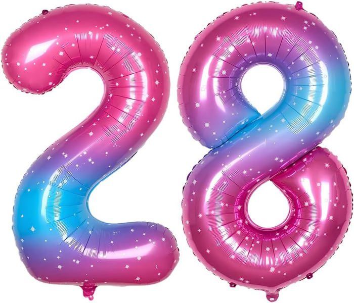 40 Pouces Ballon Chiffre 1, Bleu Ballon Chiffre Numéro 1, 1 Number