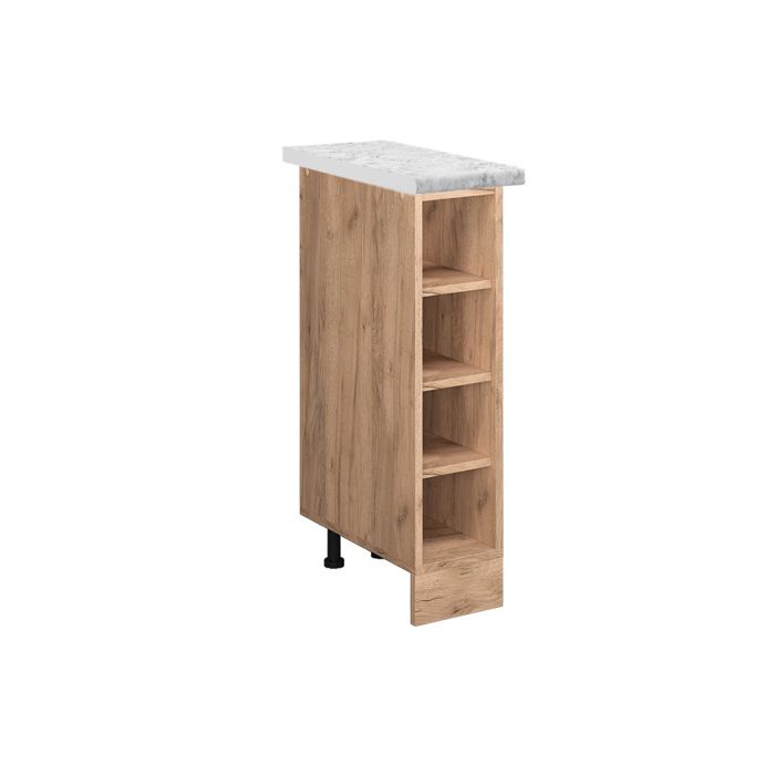Etagère de cuisine R-Line 20cm PT Marbre Chêne de force doré/Chêne de force doré Vicco 46200