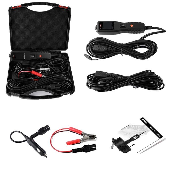 Testeur Circuit électrique Voiture Jemora - Affichage Tension, Buzzer, LED - 3,5-36V DC, Câble 4,5 M - Diagnostic Auto Facile - 10