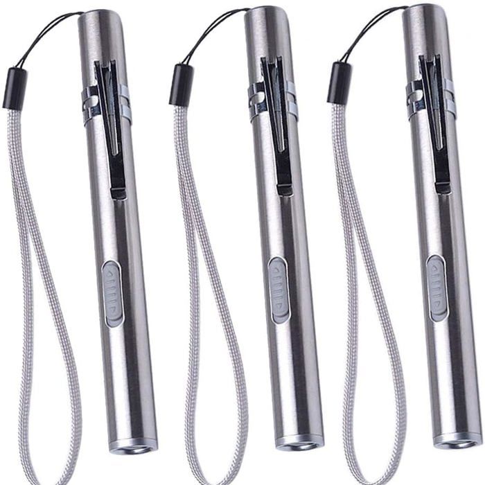 GUODSKHOO Lot de 2 Lapes de Poche LED Rechargeable Tactiques Lape