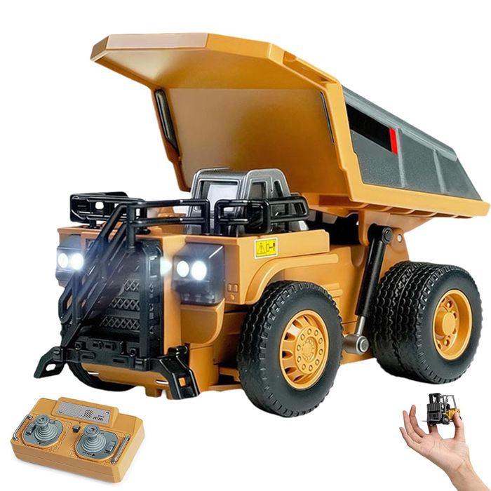 Camion Jouet 2.4ghz Camion-Benne Télécommandé Weinsamkeit - RC Avec Son Et Lumière - Enfants 3 Camion Jouet 2.4ghz Camion-Benne Télécommandé Weinsamkeit - RC Avec Son Et Lumière - Enfants 3