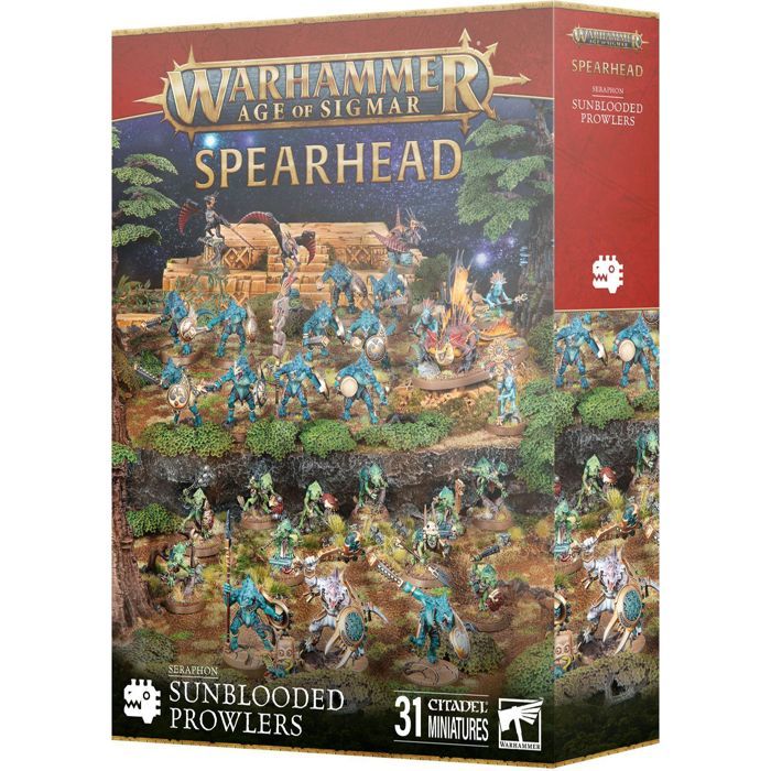 Figurine - GAMES WORKSHOP - Spearhead Seraphon - Détails réalistes - À monter soi-même - Warhammer AoS