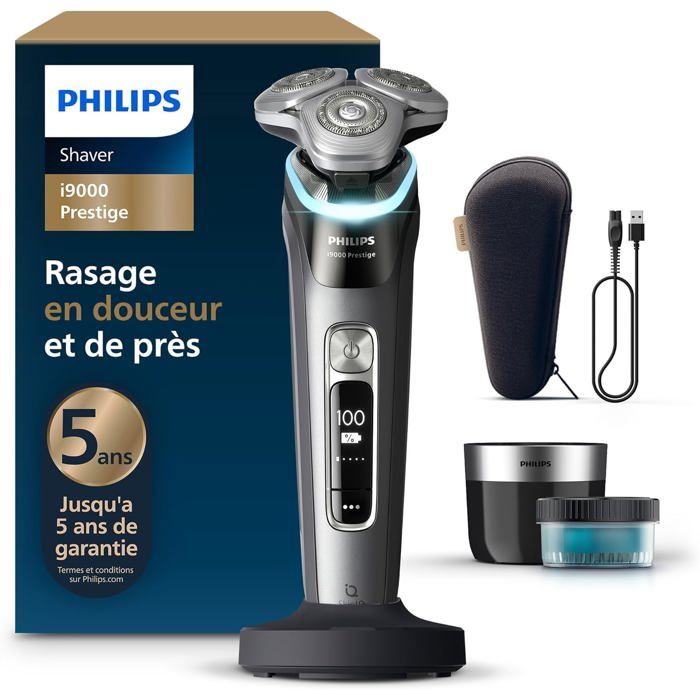 Rasoir électrique Philips i9000 Prestige XP920230 Technologie Skin IQ Triple Lift & Cut