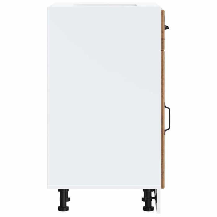 Moderne Placard de cuisine Lucca SWEETY Meuble bas de cuisine vieux bois bois ingénierie 30x46x81.5 cm BB922