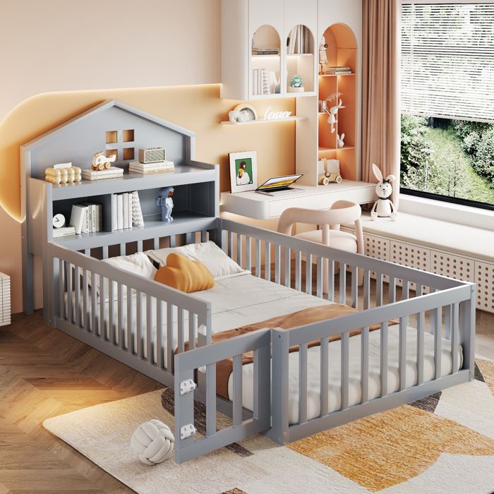 Lit Cabane Montessori Avec Barriere