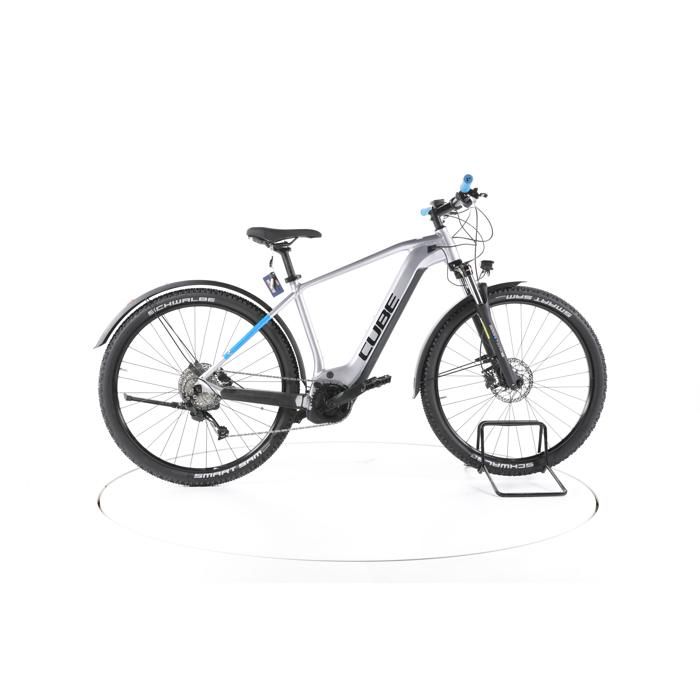 Vélo électrique - Cube Reaction Hybrid Performance Allroad - argent - VTT électrique semi-rigide - Bosch 500 Wh Reconditionné - Cube