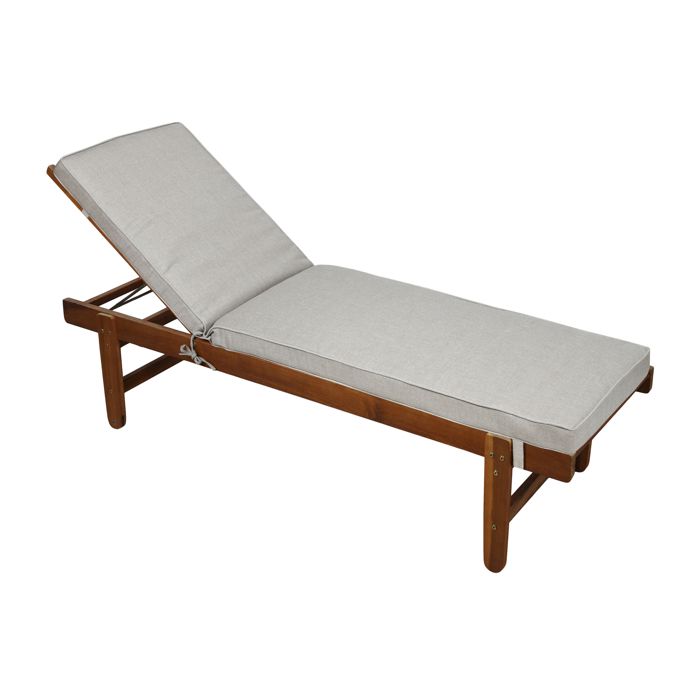 Matelas bain de soleil épais premium Naturel 60x190 cm