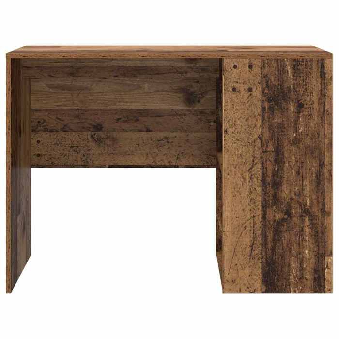 Bureau décriture Bois vieilli Bois dingénierie Petit Rangement_2 ans garantie_94122