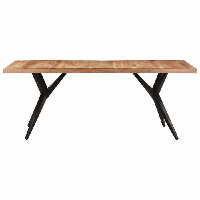 Meuble - Table - Table de salle à manger - Contemporain - 200x90x76 cm Bois dacacia massif &25372