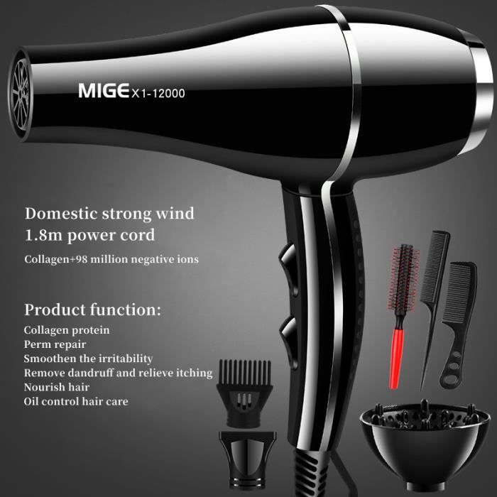 Sèche-cheveux Professionnel Babyliss Paris – 2200W, Puissant, Idéal Pour Salon Ou Usage Intensif à La Maison
