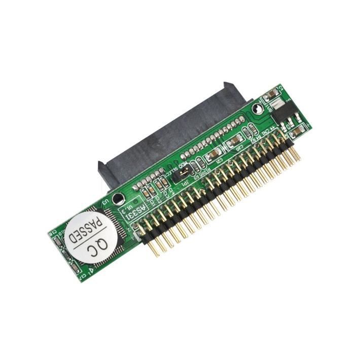 1.8in Micro SATA vers SATA 2.5 SDD HDD Adaptateur Carte 16PIN Femelle Micro SATA vers 22PIN SATA Mâle Disque Dur à l'état Solide Carte Adaptateur pour HDD/SSD