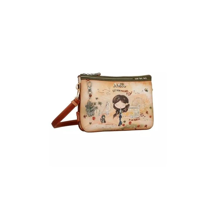 Sac à bandoulière - ANEKKE - 38803 - Multicolore - Synthétique - Fermeture zippée
