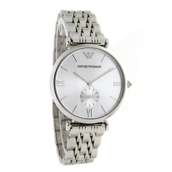 emporio armani montre homme ar1819 acier inoxydable