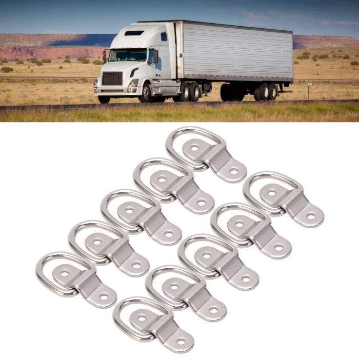 Ancrages D'arrimage Pour VTT - 4 Pièces En Caoutchouc Et Acier Inox - Remplaçants Pour Polaris Ranger - Compatibles Trous 1,45 Pouces