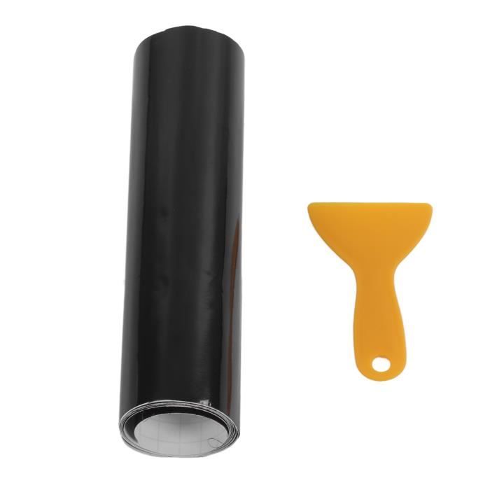 Film Pare Soleil Autocollant Pare Brise, Universel PVC Pare Brise Pare Soleil, Rouleau De Ruban Noir Brillant Pour Automobiles Voitures Et Vans 140 X 20cm Contrejour Pare Soleil