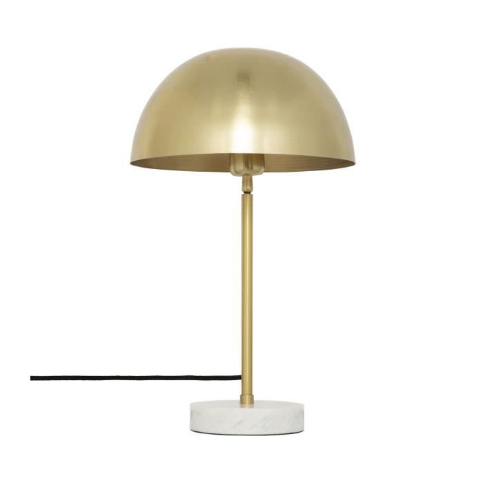 Atmosphera - Lampe Projecteur en métal Bronze et Pied en Bois Ebor H 68 cm  : : Luminaires et Éclairage