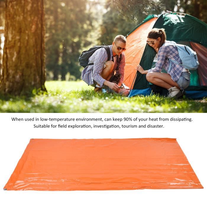 Couverture De Camping REDCAMP Imperméable Avec Doublure Sherpa - 150x126 Cm - Neuf