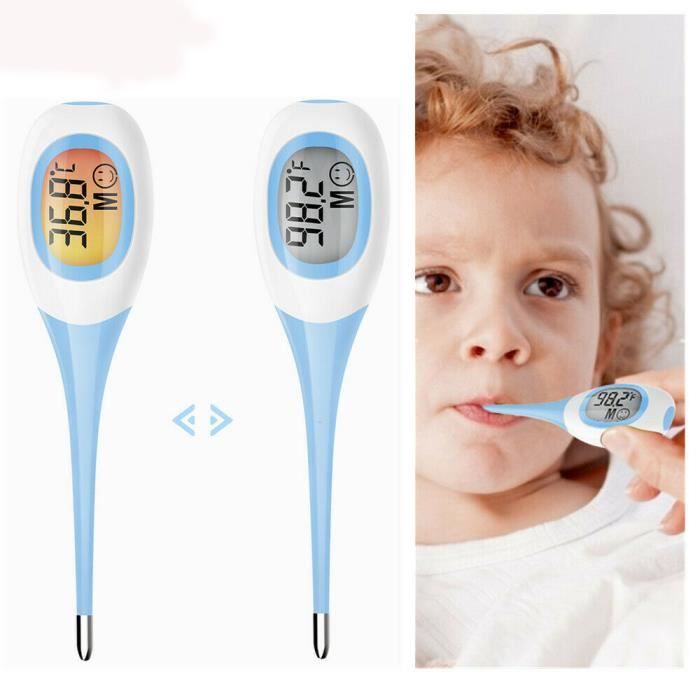 Thermomètre Digital Numérique Rectal Aisselle Axillaire Buccal LCD –  Température Fièvre Adulte Enfant Bébé - Cdiscount Puériculture & Eveil bébé