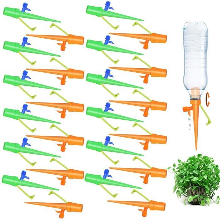 Kit Irrigation Goutte à Goutte 20 Pièces - Arrosage Automatique Plantes Intérieur/Extérieur - Débit Réglable Pour Jardin