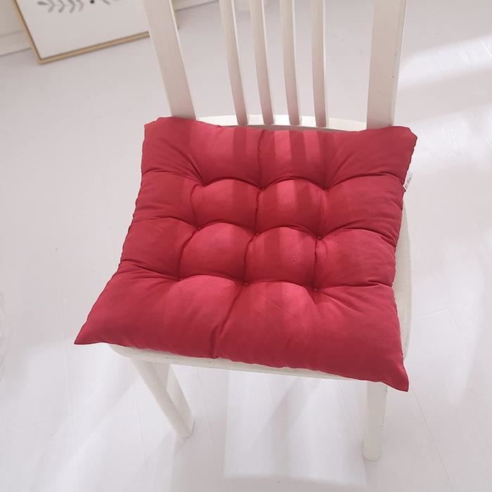 Lot De 2 Coussins De Chaise De Jardin 40x40cm - Coussins Siège Confortables Avec Sangles (Bleu)