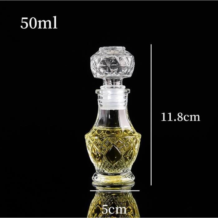 Mini Caraffe Mini carafe à whisky en verre français ou bouteille de 100ml,vin ...