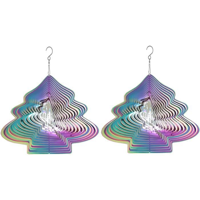 KISS-Carillons à Vent 3D en Acier Inoxydable Vent Spinner Pendentif