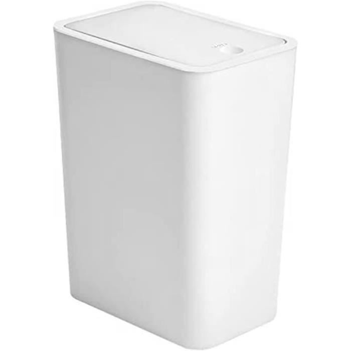 Poubelle Salle De Bain 8.4x9.8 Pouces Or - Petite Poubelle Bureau Avec Anneau Serrage