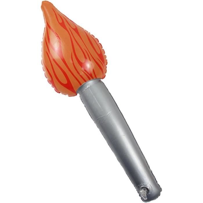 YGCHEN Ballon Torche Gonflable Flamme Torche Ballons Jeux Decoration Foil Ballon Pour Compétitions Sportives, Fournitures De Scène, Décoration D'Anniversaire 4 Pièces