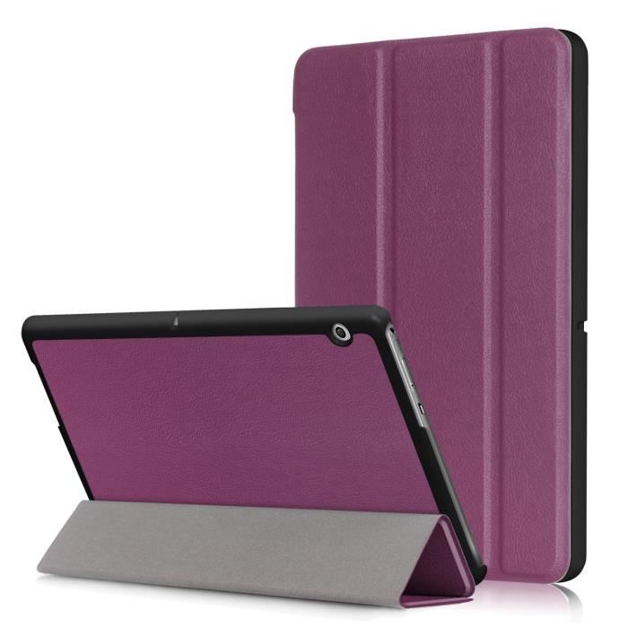 Étui Fintie Pour Huawei MediaPad T3 10 (9,6 Pouces) - Ultra Fin, Léger, Multipoches
