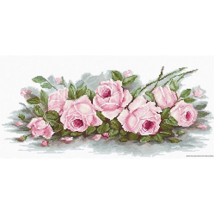 Kit Broderie Point De Croix Riolis 1795 - Motif Tortue Multicolore 10x10 Cm