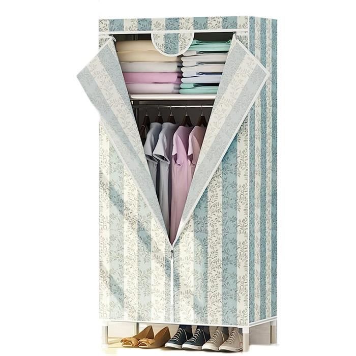 Rideau D'armoire De Rangement En Tissu Non Tis... U2013 Grandado