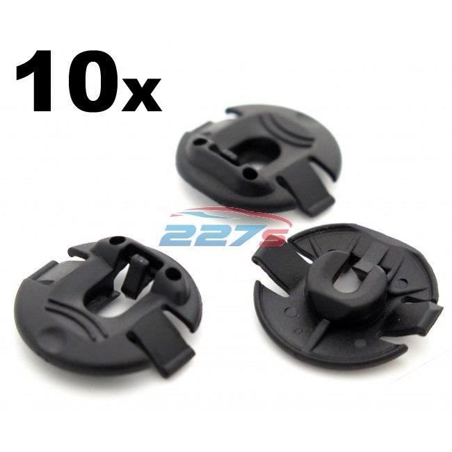 Audi Radhaus Coque roue garde boue Pince Broche Mère clips de fixation
