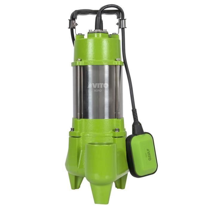 Pompe submersible 750W - Eaux chargées