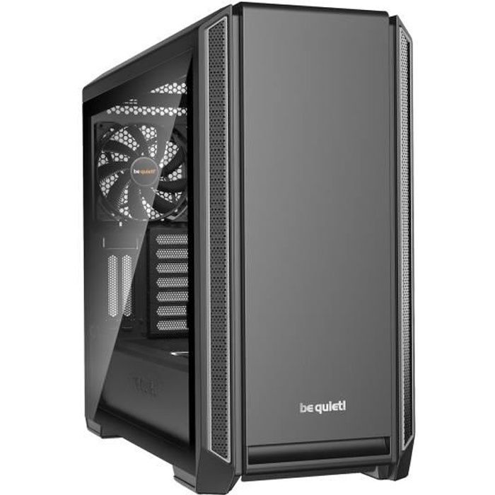 BE QUIETE BOITIER PC SILENT BASE 601 – Gris – Verre trempé – Format ATX (BGW27)