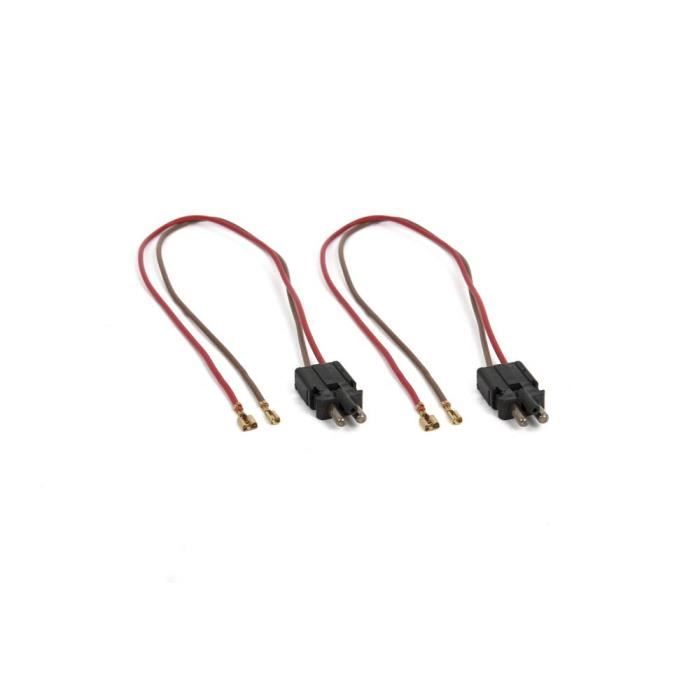 Câbles Adaptateurs Haut-Parleurs AERZETIX C4333 - Connexion Spécifique Auto