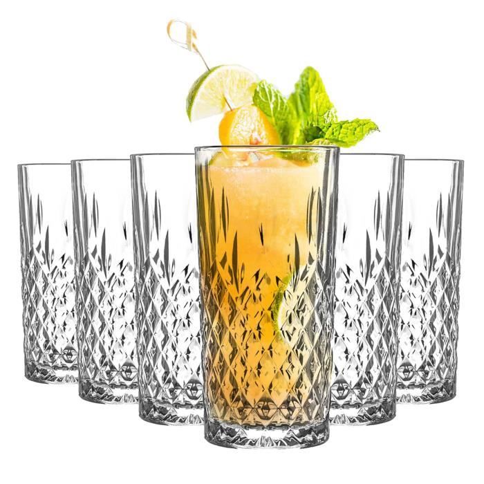 Ecentaur Ensemble De 6 Verres à Eau Verres à Boisson Highball Verres à