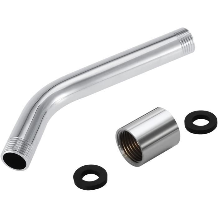Bras Douche Extension Tube Prolongateur Acier Inoxydable Accessoire