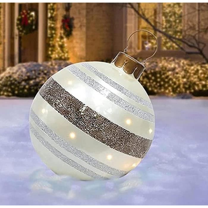 Boule de Noël gonflable géante ornements d'arbre de Noëlboules de Noël