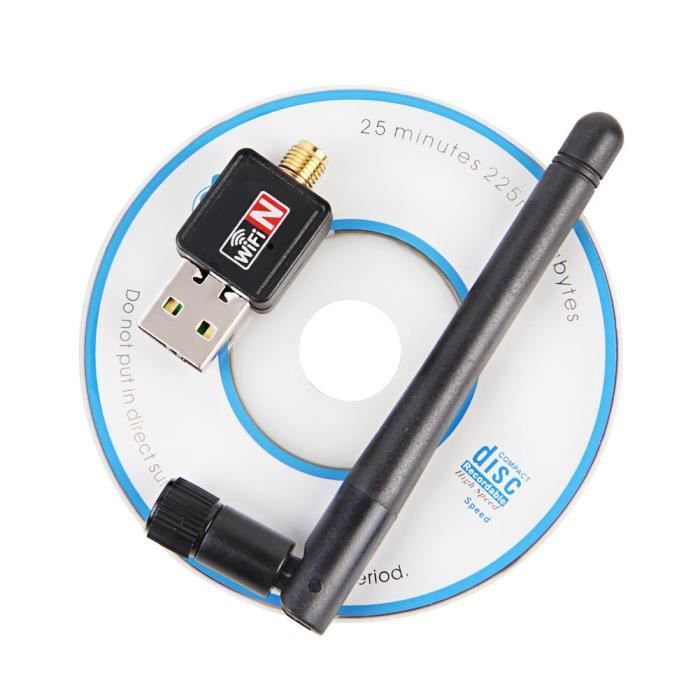 Wireless USB WIFI PC LAN Adapter 802.11b/g/n/ac 2.4G/5G Antennae for 10 CSO