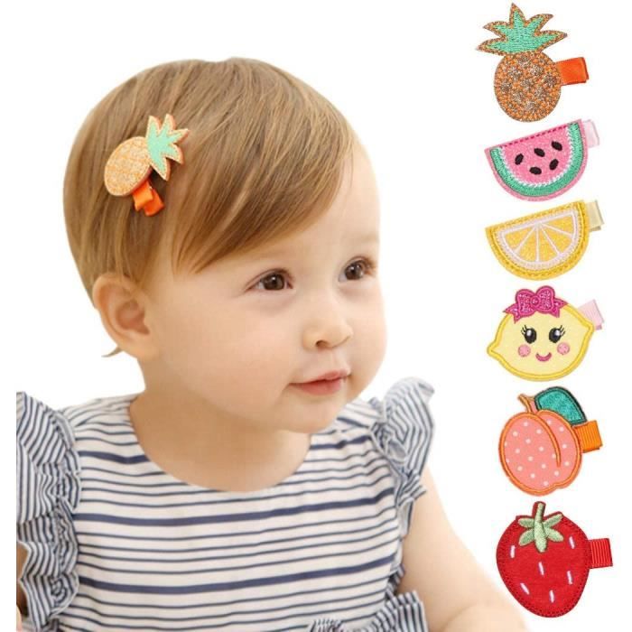 Pinces A Cheveux Bebe Mignon 6 Pieces Tissu Decoratif Fruits Paillettes Doux Adorable Barrettes De Cheveux Pour Filles Tissu 451 Cdiscount Au Quotidien