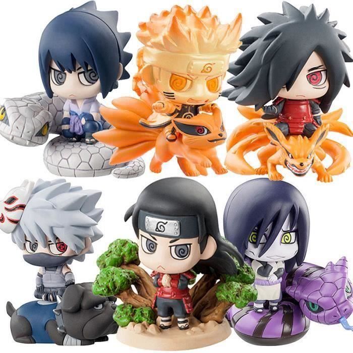 Action Figurines Naruto Uchiha Sasuke Madara Orochimaru Collection 6 Personnages Cdiscount Jeux Jouets