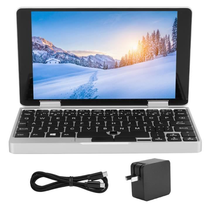 Vente PC Portable Ordinateur de poche Notebook 7 pouces Full IPS haute définition tactile tactile 8G + 256G 110V-240V (US) pas cher