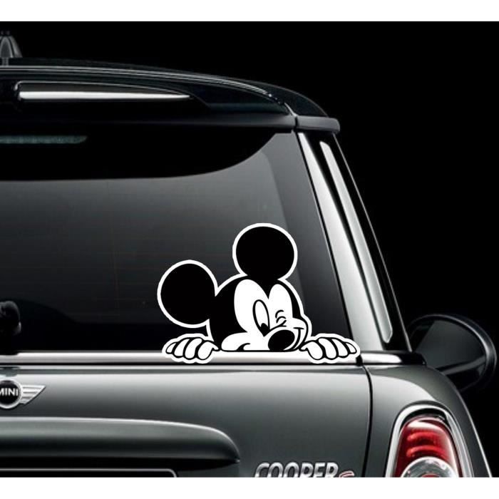 Mickey Mouse Disney Autocollant Vinyle Voiture Camion Fenêtre Autocollant Taille Choisir Couleur