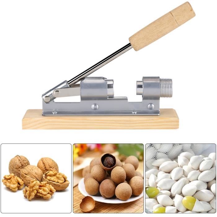 Pince à Châtaignes Multifonction En Inox 304 - Ouvre Noix, Noisettes, Amandes Facilement - Sécurisée Et Facile à Nettoyer