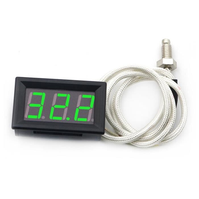 Thermomètre numérique industriel - Green - Modèle XH-B310 - Plage de